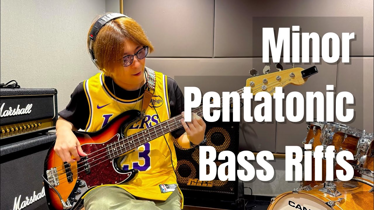 6 Killer Bass Riffs with the Minor Pentatonic Scale