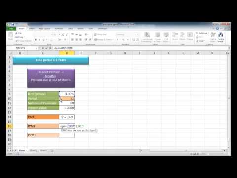 Video: Si e përdorni funksionin PPMT në Excel?