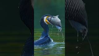 Cormorant hunting skills in action!#Cormorant #Birds #Wildlife #Nature #BirdPhotography #FishingBird