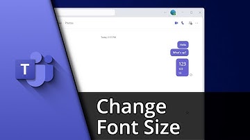 How to change font size in Teams ✅ Tutorial