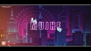 How To Make Trending Neon / Glowing Text Effect Lyrical WhatsApp Status Video In Kinemaster New 2020