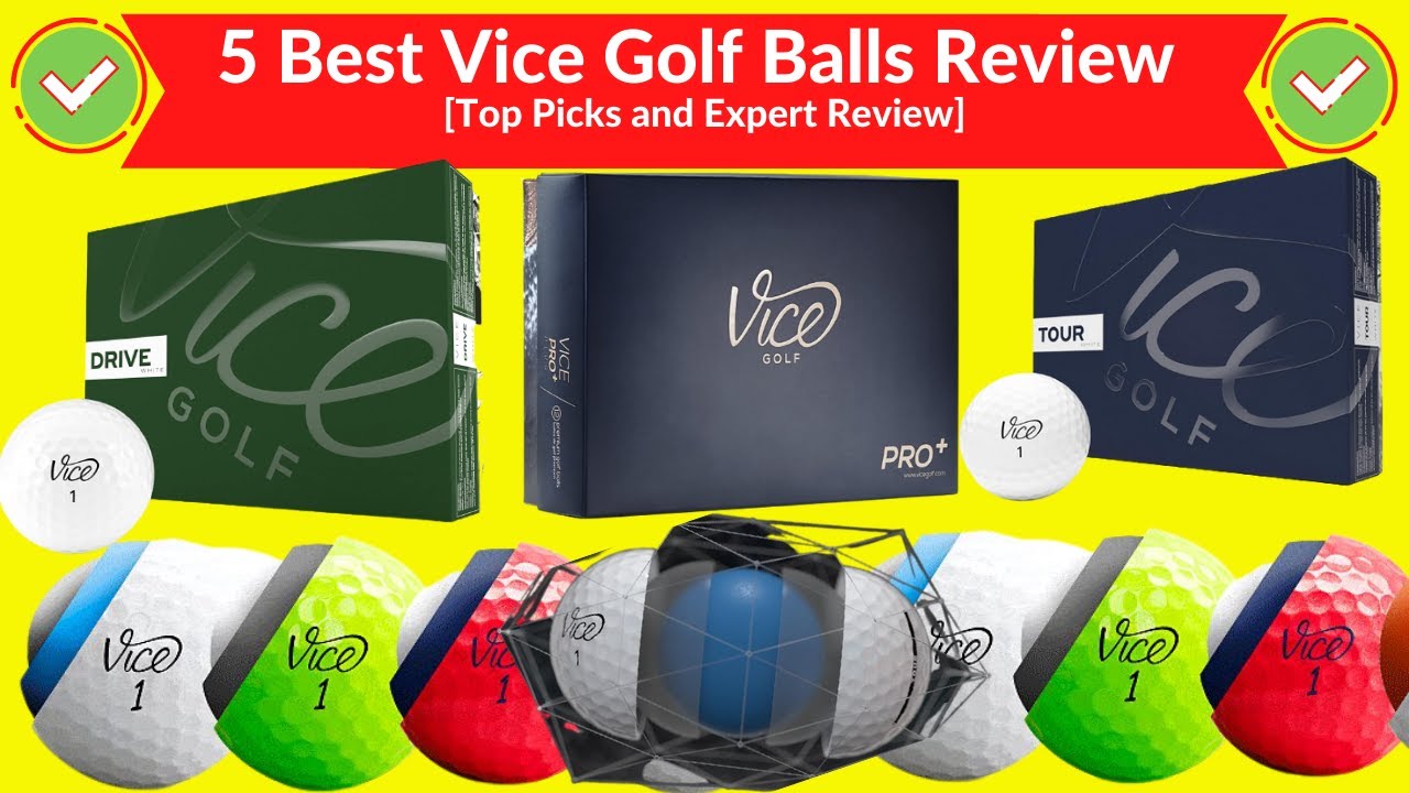 Vice Golf PRO ICE BLUE Balls New Sleeve - 3 Balls