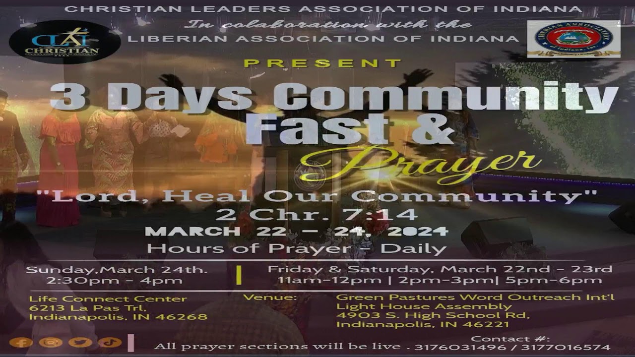 3 Days Liberian Community Fast & Prayer | Day 3