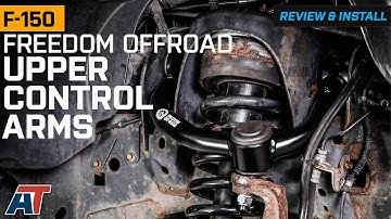 2004-2020 F-150 Freedom Offroad Front Upper Control Arms Review & Install