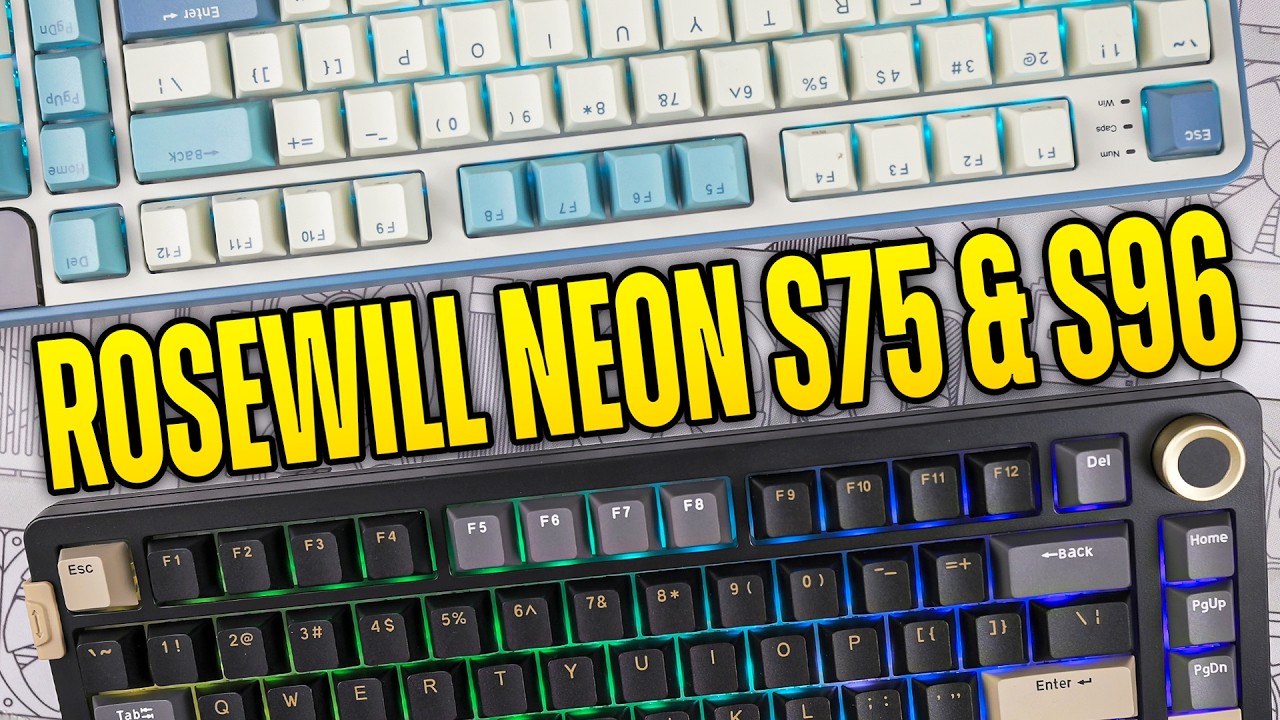 Rosewill Neon S75 / S96 Keyboard Unboxing & Review