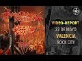 Capture de la vidéo Le Tour De La Guillotine, “Final Chapter” Angelus Apatrida, Trallery & Skeletal Remains – Rock City