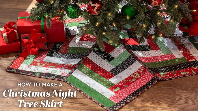 How to Make June Tailor's Quilt As You Go Tree Skirt