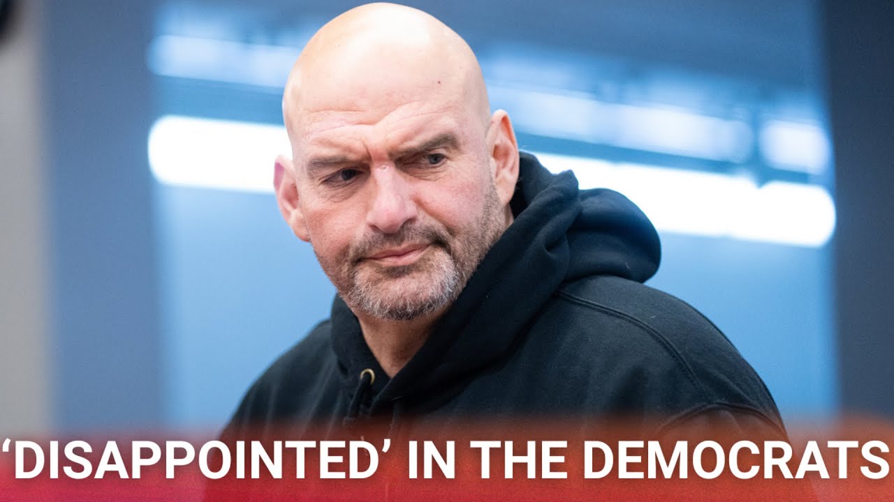 John Fetterman ‘disappointed’ in the Democrats for allowing antisemitism to ‘rot’ the party