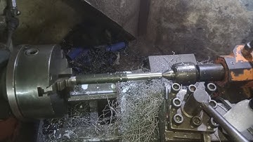 Shaft turning operation in lathe machine #lathemachine #machine #metallathe #machineshop
