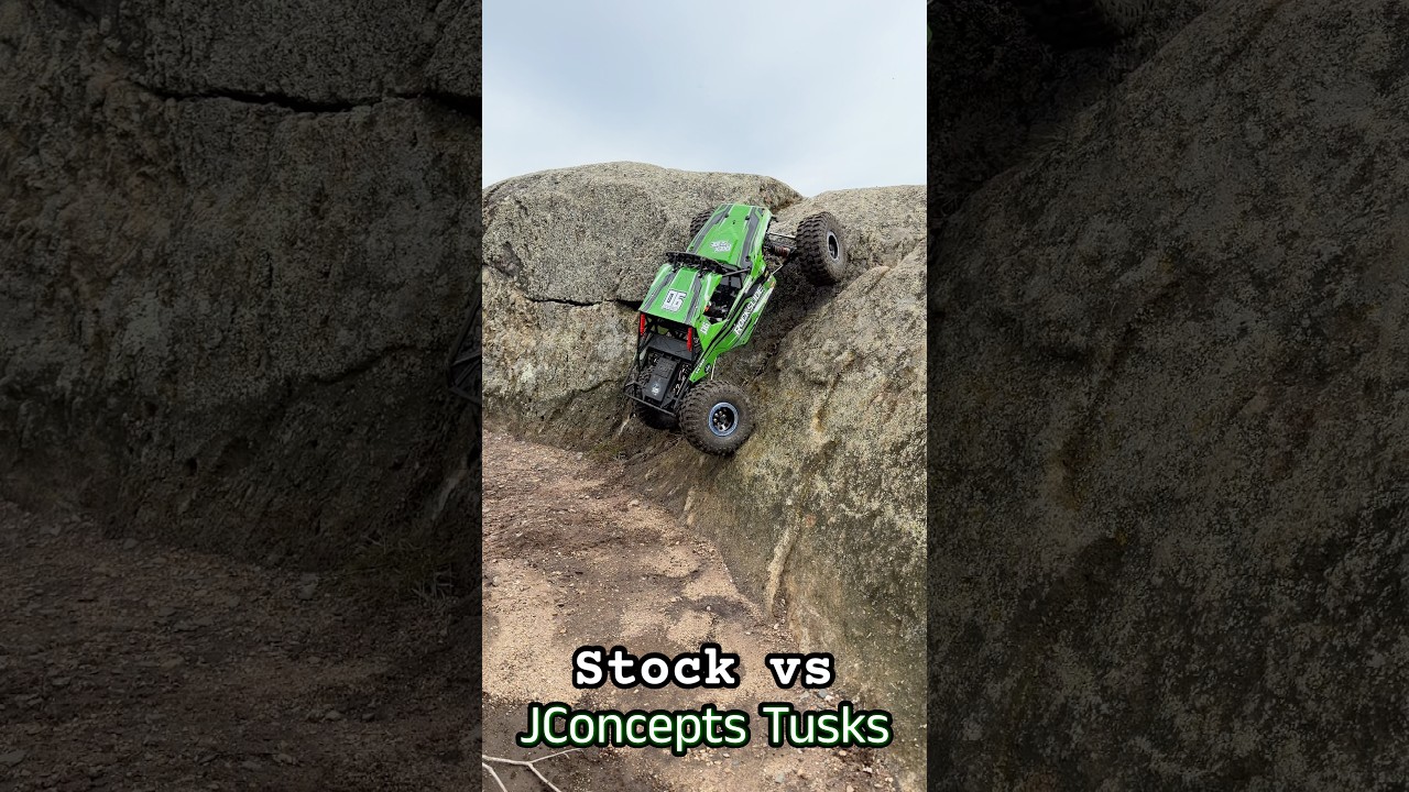 Upcoming Video: Yikong Rockslide - Stock Tires vs Tusks