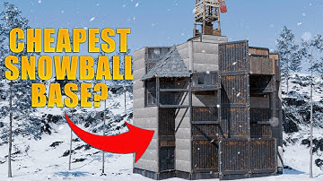 THE CHEAPEST SNOWBALL - Budget Base That Survives Raids - Rust 2025
