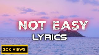 Eminem - Not Easy ( Lyrics ) Resimi