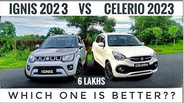 Maruti Celerio 2023 Vs Ignis Which is a better car? | Maruti Ignis Vs Celerio 2023 | Celerio 2023