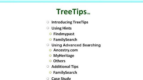 TreeTips-Research Assistance built into Ancestral Quest:Complete Guide. Updated.
