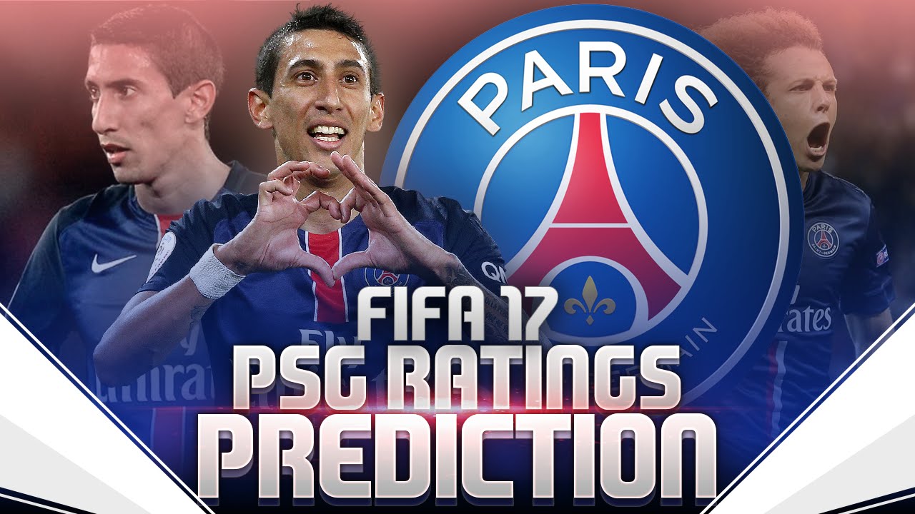 FIFA 17  PSG RATINGS PREDICTION (Przewidywane Ratingi)  YouTube