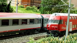 H0 Modelleisenbahn - XXL Mega Fahrvideo Dezember 2020