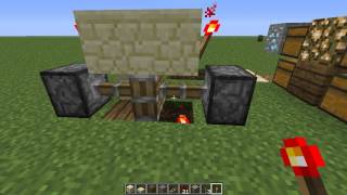 Minecraft Tutorial - Hidden Storage Room with Undetectable Switch
