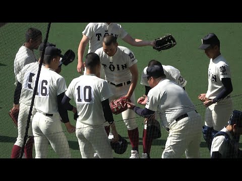 大阪桐蔭・西谷監督のこの動きを選手がマネをしていてツボりました！