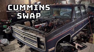 Part 1 12v cummins swap into my Chevy C30!