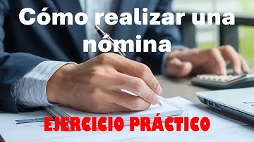 NÓMINA. EJERCICIOS PRÁCTICOS 2025