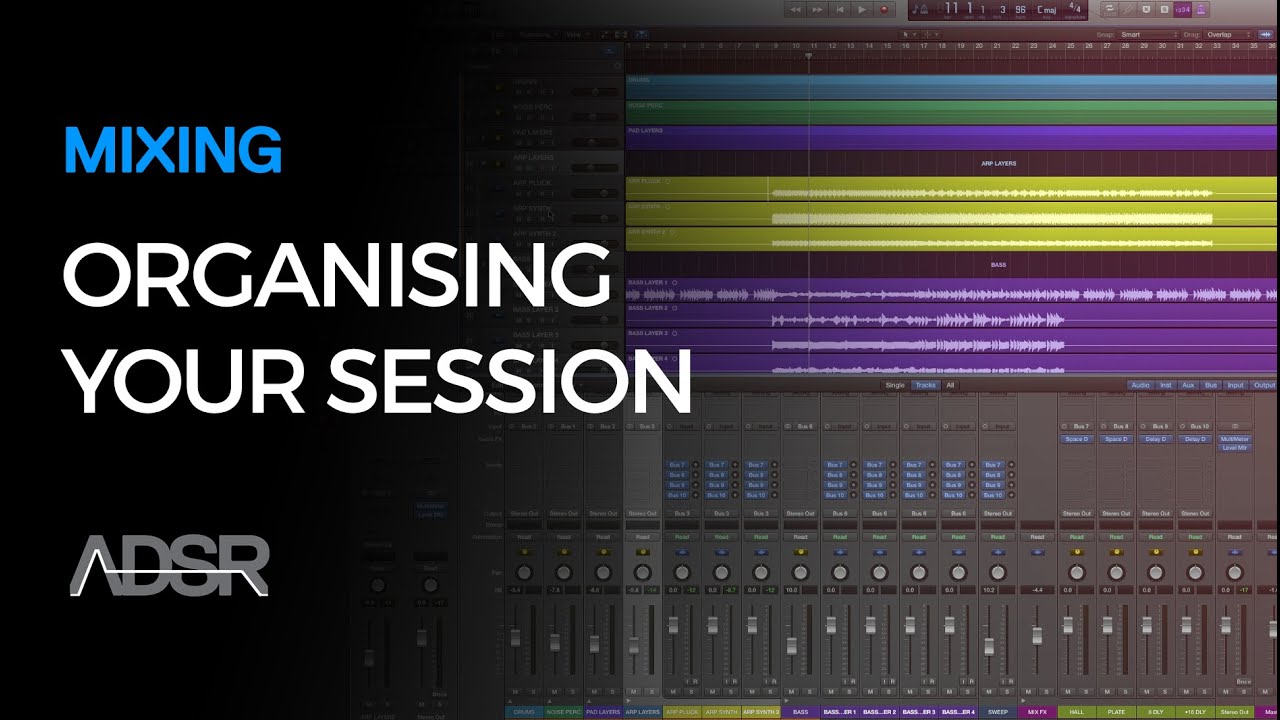 Organising Your Mix Session - YouTube