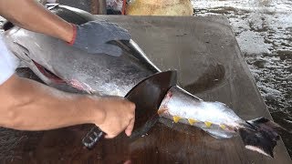 Taiwanese street food - How to fillet tuna 鮪魚切割技能-Tuna Sashimi & Sushi