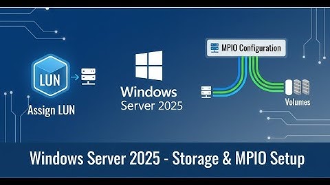 How to Configure MPIO & Assign NetApp LUN to Windows Server (2022/2025) | Step-by-Step Guide
