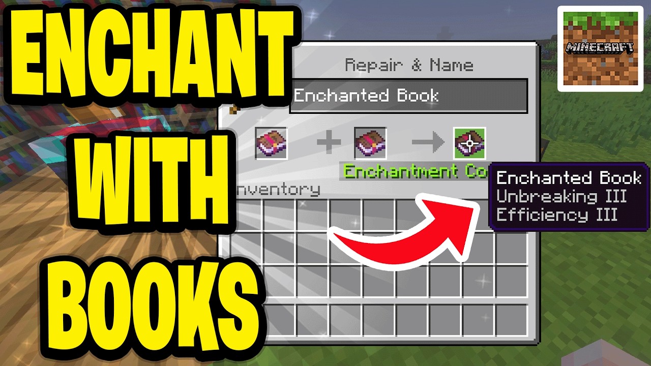 How To Enchant In Minecraft With Books - YouTube