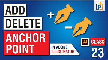 How to Add or Delete Anchor Point in Illustrator | How to Add or Delete Anchor Point