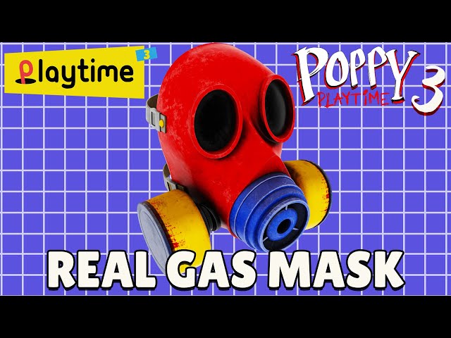 Character Helmet, Poppy Play Mask, Poppy Chapter 3, Machine Mask