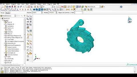 General contact Example - ABAQUS Esplicit