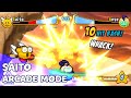 Saito gameplay  kirby battle blitz arcade mode