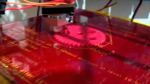 reprap printing extruder gear