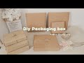 DIY Corrugated box • Packaging box • Kraft box (2 pesos only)