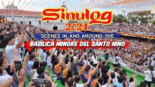🐵 [HD #CEBU 🇵🇭 ] SINULOG 2024 : A Huge Crowd of Devotees at the Basilica for the Novena Mass