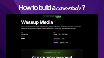 How to build a case study for website projects