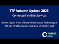 TTF Autumn Update 2025: Connected Vehicle Services