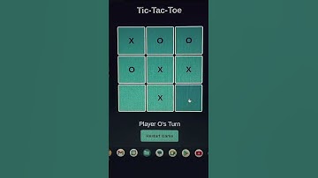 Build a Stunning Tic-Tac-Toe Game with HTML, CSS, and JavaScript! #trending #shorts #viralshort