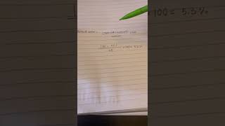 Percent Error Example