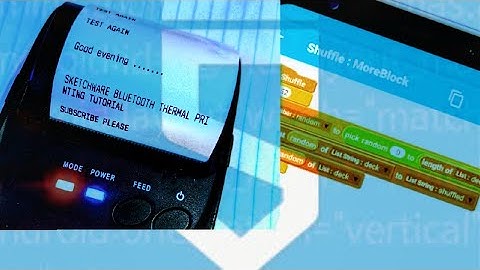 SKETCHWARE- create an app that prints over Bluetooth thermal printer.