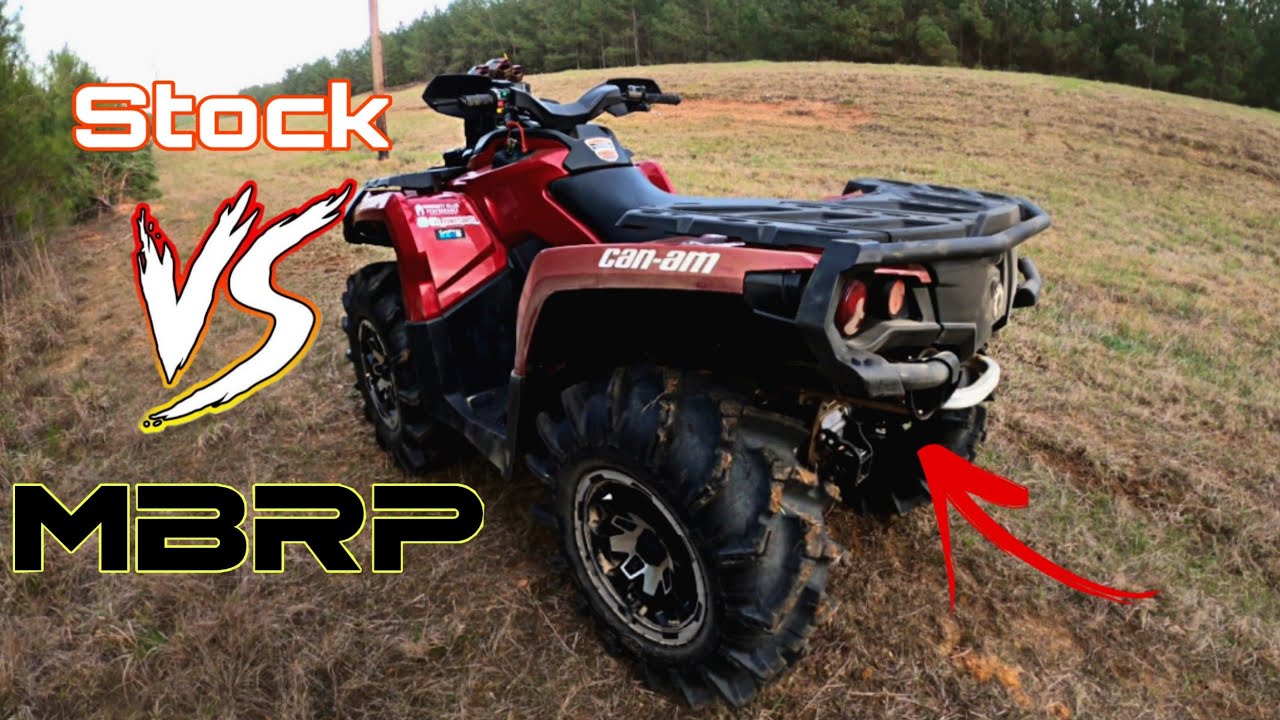 MBRP atv exhaust review YouTube