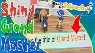 Shiny Grand Master Challenge COMPLETE! All Master Trainers Defeated in Pokemon Let's Go Pikachu
