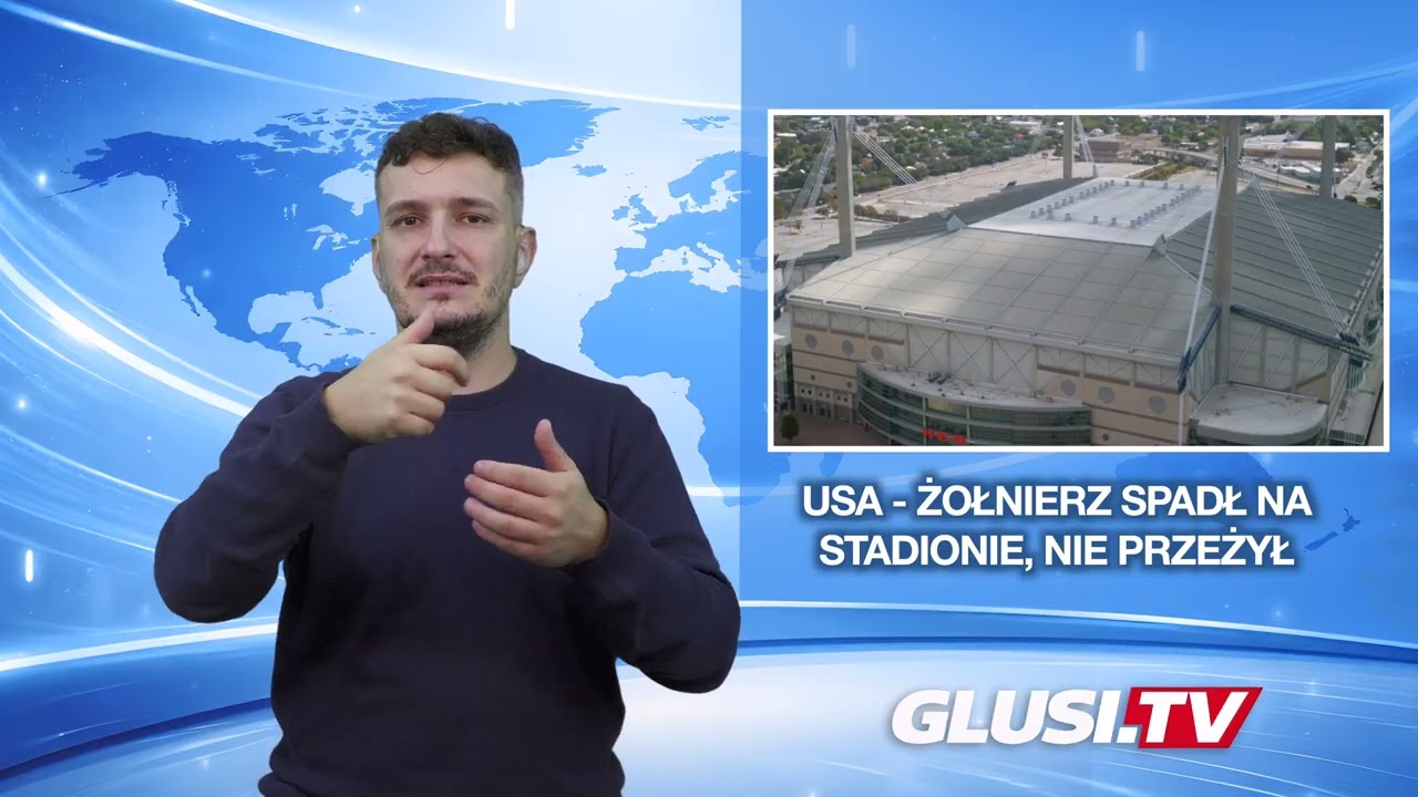 USA - żołnierz spadł na stadionie, nie przeżył