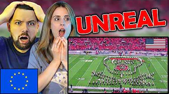 European Couple Reacts to Ohio State Marching Band