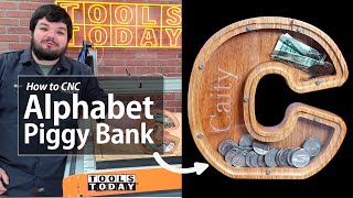 How to Make a CNC Alphabet Piggy Bank | ToolsToday screenshot 2