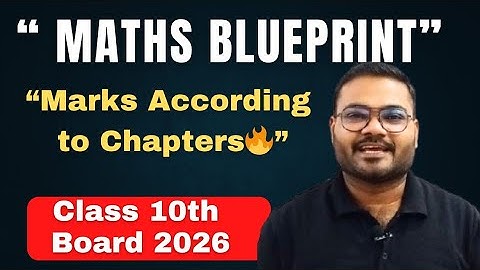 📚Maths Blueprint 2026 | CBSE 10th Maths 😳Chapter wise Marks🔥 2026 |  | Board Exam Strategy 2026
