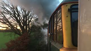 GNR 1744 + EOR 31438 Depart Ongar and thrash towards Blake Hall