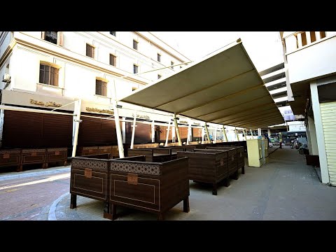 العتبة لأول مرة تظهر بمنظر لائق افتتاح أول نموذج لتنظيم الباعة الجائلين بميدان العتبة