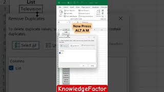 Delete duplicate values in #excel ❗️ #microsoftoffice #exceltips #exceltricks #usingexcel