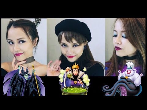 カジュアルヴィランズメイク Disney Villains Inspired Makeup Youtube